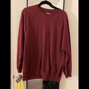 Maroon sweater